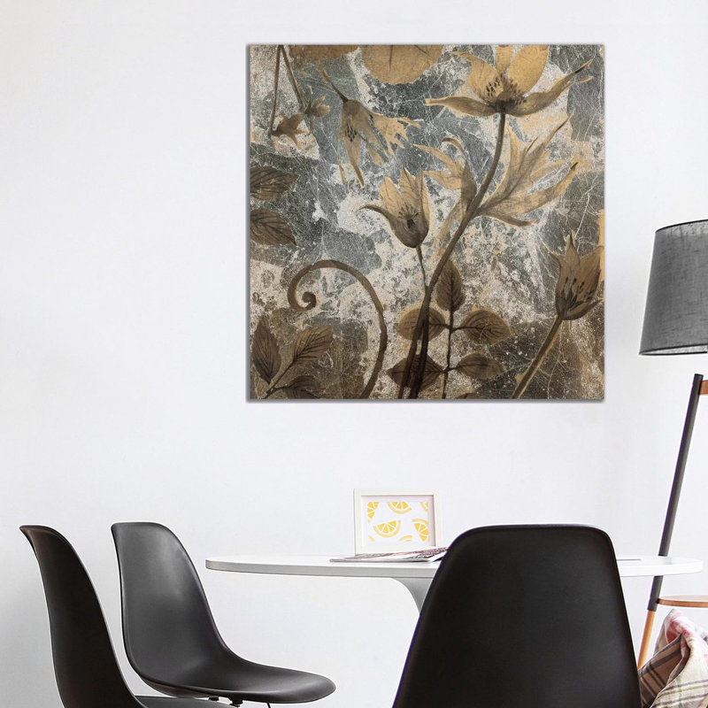Underwater Botanicals I by Liz Jardine - Wrapped Canvas Painting, 93.98 cm H x 93.98 cm W x 1.91 cm D