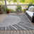 Washable Abstract Indoor / Outdoor Rug-1357762467