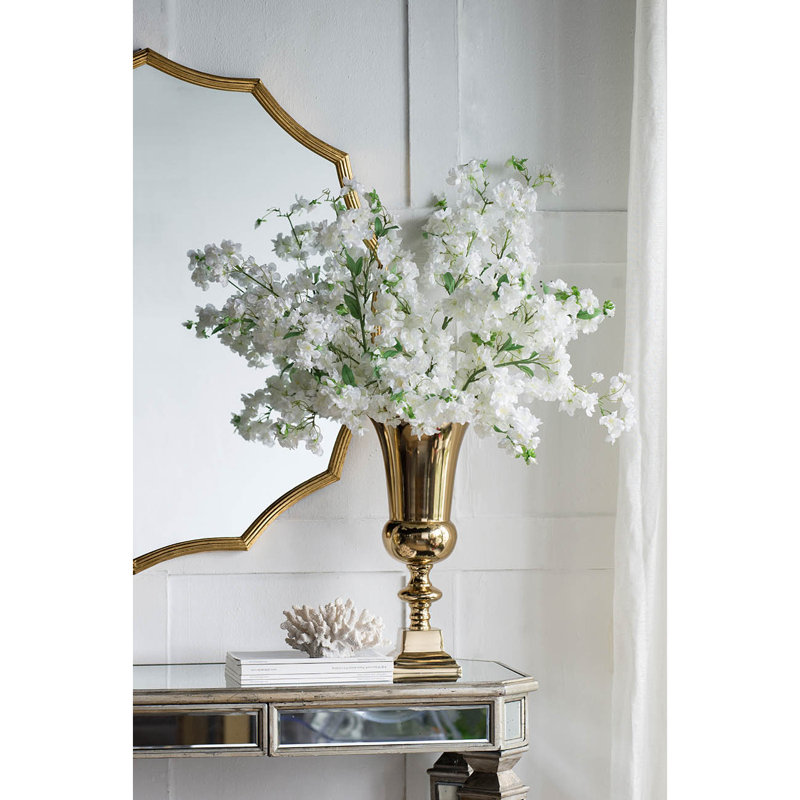 Handmade Metal Table Vase, 24" H x 12" W x 12" D