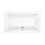 Andrea® 13 DoloMatte 66" x 42" Soaking Solid Surface Bathtub-2126274782