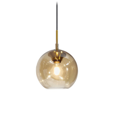 Cendra 1 - Light Brass Sphere Pendant