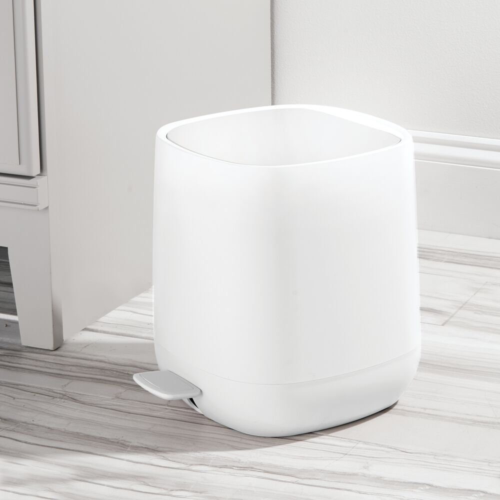 mDesign Plastic 1.3 Gallon/5 Liter Bathroom Garbage Can, Removable Liner & Reviews | Wayfair