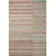 Dellar Striped Hand Tufted Wool Area Rug in Beige/Brown/Blue/Red-1504456337