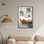 «Botanical Bathtime Lounge», reproduction d'art sur toile tendance par Art Remedy