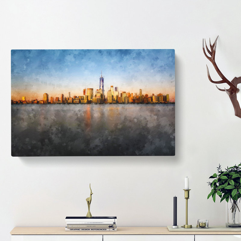 The New York Skyline - Wrapped Canvas, 50cm H x 76cm W x 3cm D