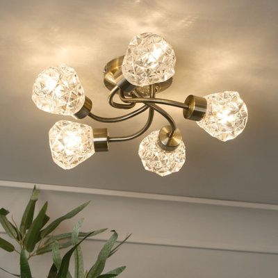 Glass Flush Mount