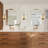 1-Light Dimmable Wall Sconce in Knurling Brass