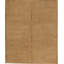 Wool Geometric Area Rug in Gold