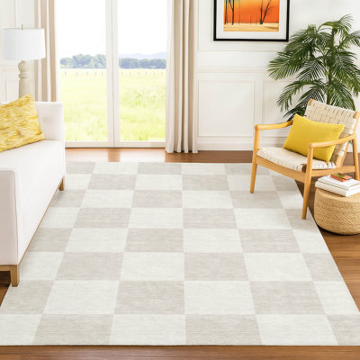 Machine Washable Indoor/Outdoor Braegger ACN2345 Geometric Rug