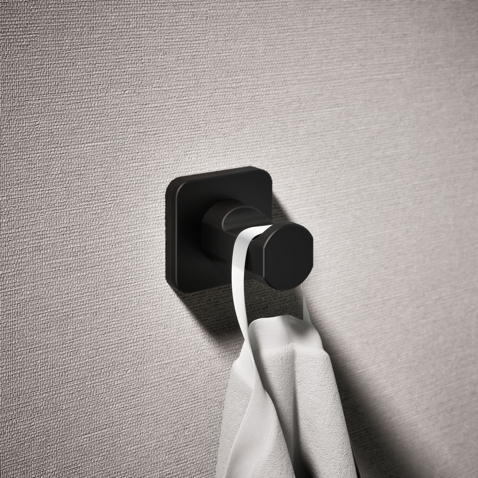 Parallel Robe Hook, Matte Black