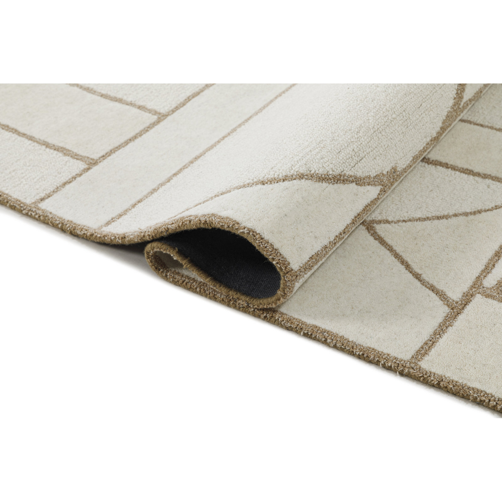 Helaine Hand-Tufted Abstract Wool Rug, Rectangle 7'9" x 9'9"