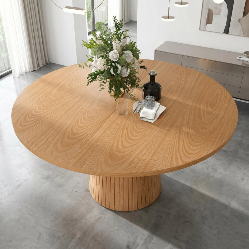  Table de salle à manger 47 po Modern Farmhouse, Oak