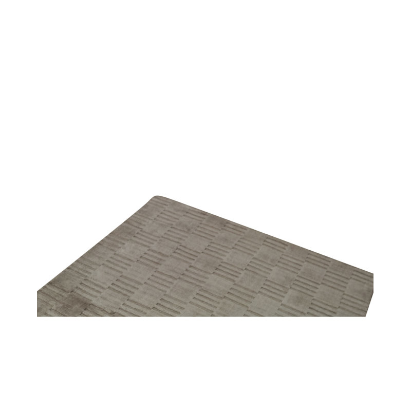 Mountain King Wool Geometric Area Rug in Gray