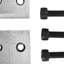 Lames de mâchoire de rechange pour coupe-barres de 16 mm
