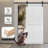 MDF Barn Door with Sliding Door Hardware Kit,Covered with Water-Proof PVC Surface-103430727-98194258