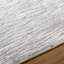 Tapis gris fait à la main Elba-676371338