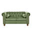 Velours à deux canapés, style - ultra doux et agréable, bouton, accoudoir carré, assise mi-moelleuse, procédure d'assemblage simple, 2 canapés classiques confortables, accoudoirs, moelleux, facile à assembler