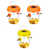 Jaune / Vert / Orange