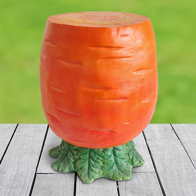 Tabouret de jardin / table d'appoint Carrot