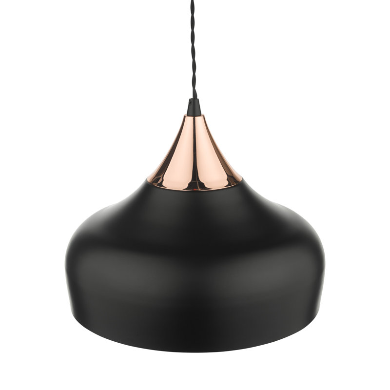 Nataly 1 - Light Dome Pendant, Matte Black