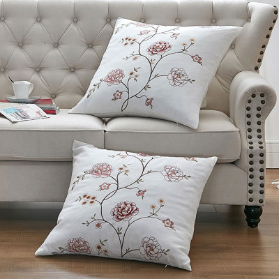 Floral Square Euro Cushion Cover
