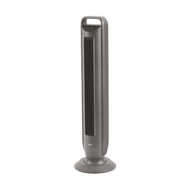 Grey Tower Fan With Touch Control
