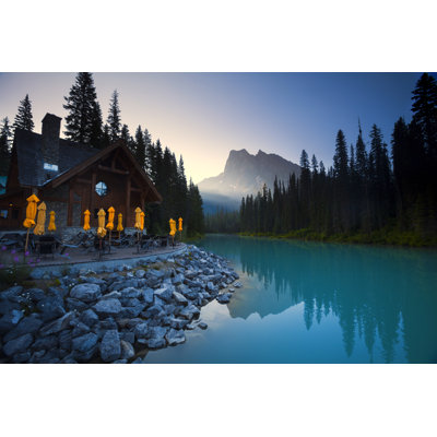 Emerald Lake Lodge - Wrapped Canvas Print