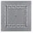 Emmylou Square Aluminum Propane Smokeless Fire Pit Table with Hidden Fuel Tank-132192363