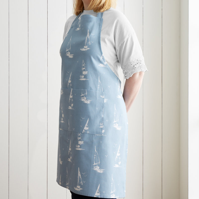 Salcombe Boats Cotton Kitchen Adult Apron