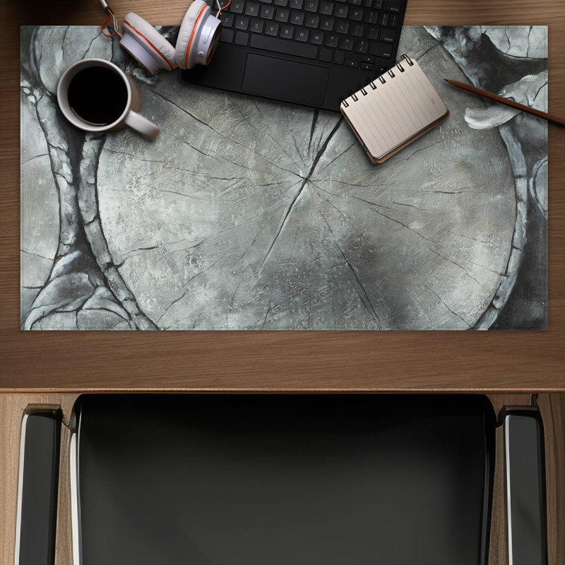 Stacked wood logs - 14.00"x24.25" Desk mat