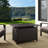 Bedeau Rectangle Aluminum Propane Smokeless Fire Pit