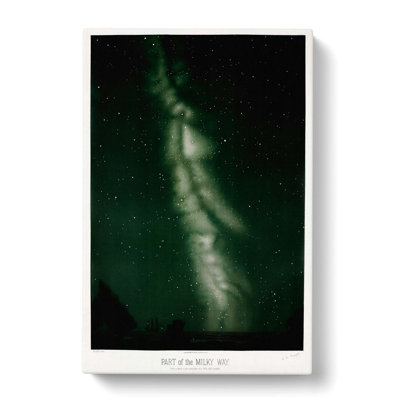 Part Of The Milky Way by E. L. Trouvelot - Wrapped Canvas