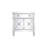 Acantha 32" H x 32" W 2-Door Mirrored Accent Cabinet-241943197