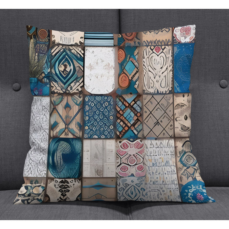 Coussin décoratif, H 20 po x l 20 po, Housse de coussin seulement - sans coussin