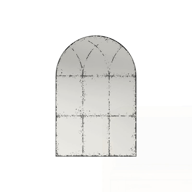 Semicircular Wall-mounted Mirror