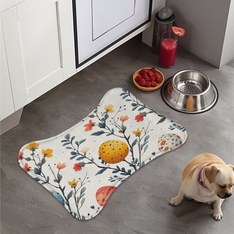 Painted Promises - Tapis d'alimentation en os 1 pièce