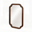 Miroir de coin décoratif en bois massif arrondi pour rehausser l'élégance et le style-407722576-407722578