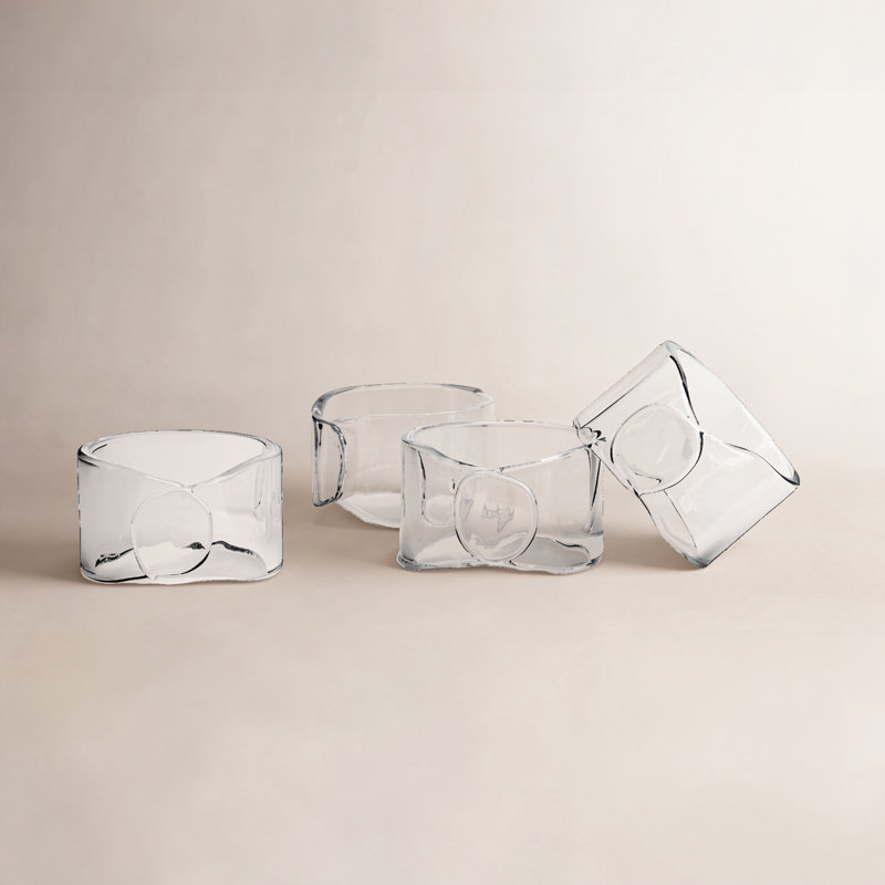 Napkin Ring over&back Hand-Shaped Glass