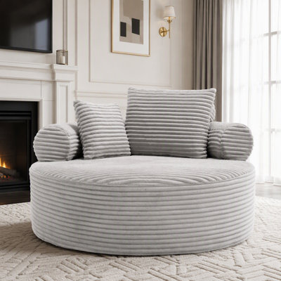 Round Sofa Bed with Memory Foam