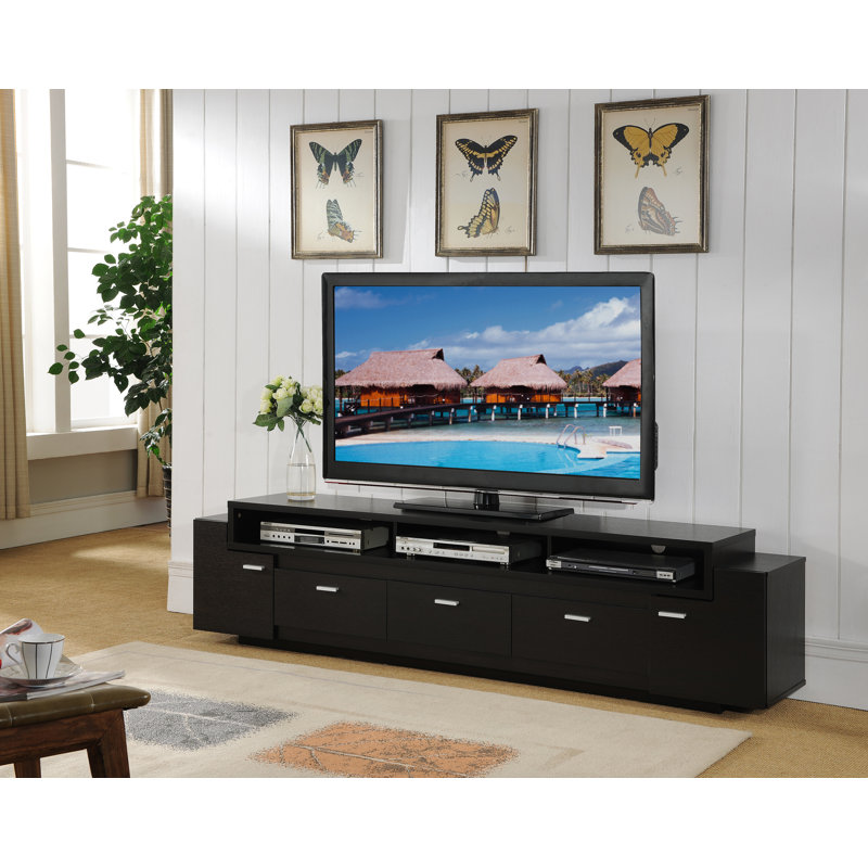 Unfinished TV Stand for TVs up to 88", Cappuccino