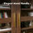 71" Tall Arched Cabinet, Modern Farmhouse Wood Storage Cabinets with 2 Large Drawers and Adjustable Shelves