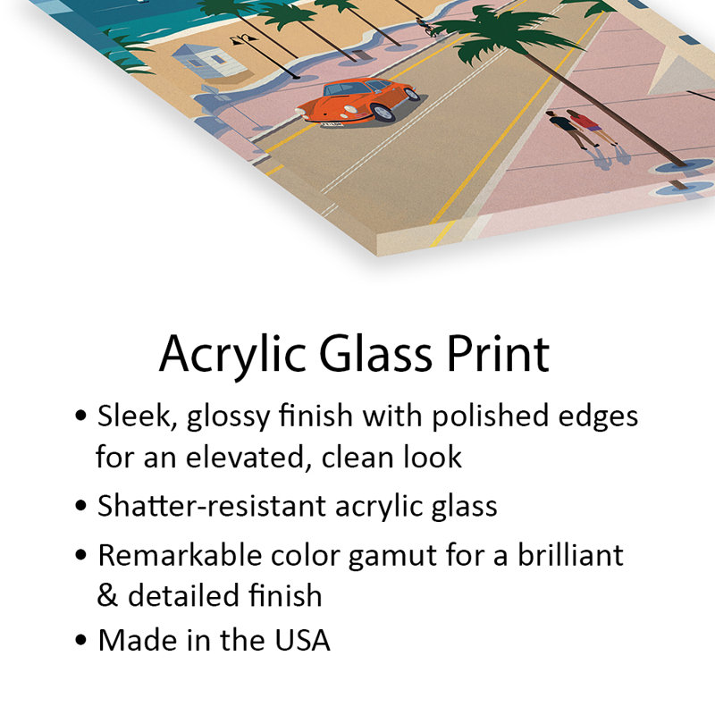 Impression sur verre acrylique Fort Lauderdale