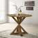 Round Solid Wood Base Dining Table