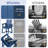 Hdpe Tall Adirondack Chairs With Connecting Tray (Set Of 2)-630385747