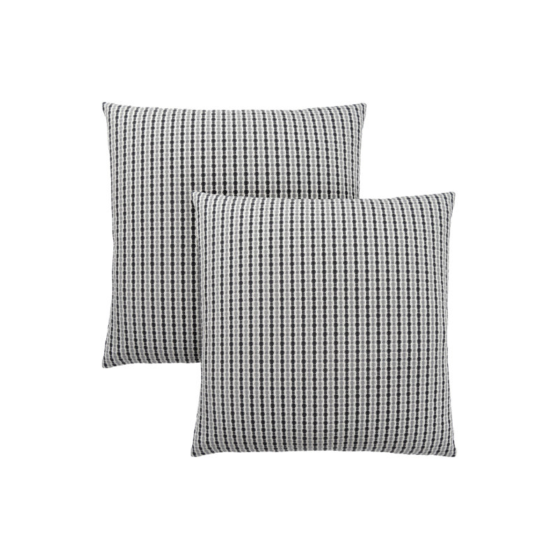 Coussins, ensemble de 2, 18 x 18 carrés, insert inclus, jet décoratif, accent, canapé, canapé, chambre à coucher, polyester gris hypoallergénique, moderne