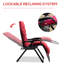 Fauteuil inclinable inclinable avec coussin rembourré Outsunny Zero Gravity-732852901-732852897