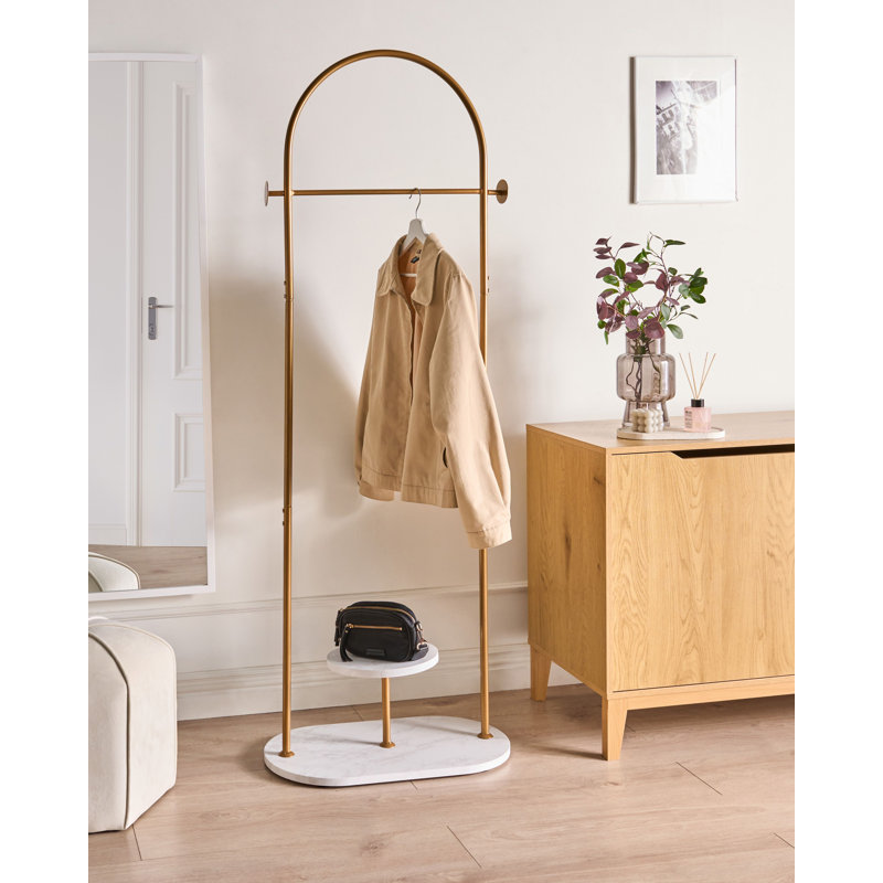 Steel Freestanding 2 - Hook Coat Rack