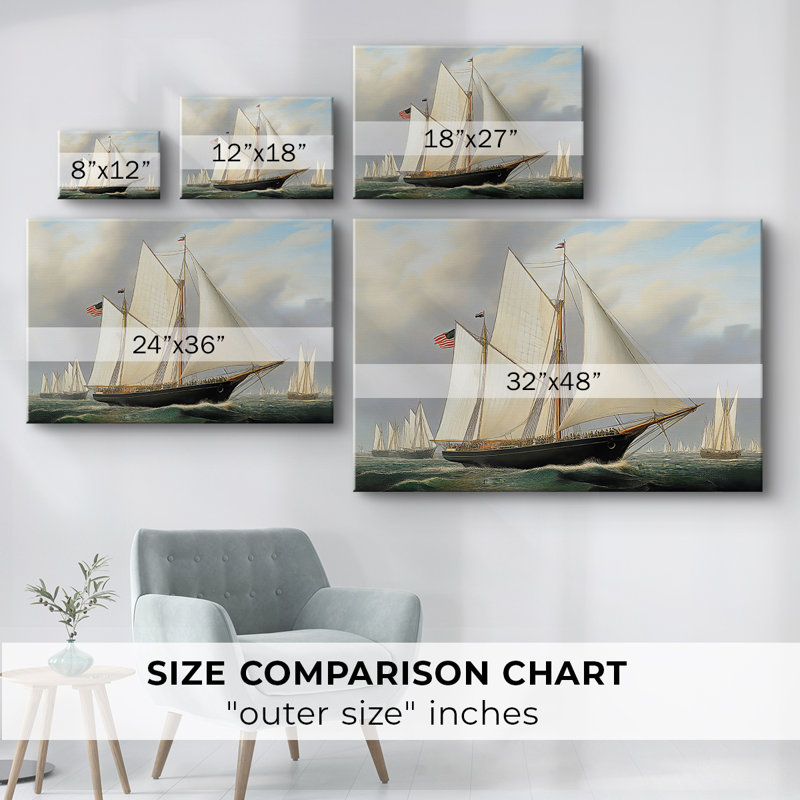 Nautical Series-XCVII - Cavas enveloppés de galerie, 40 x 60