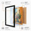 Sunlit Floral Interior Botanical - Framed Print-1170224084-1170224107