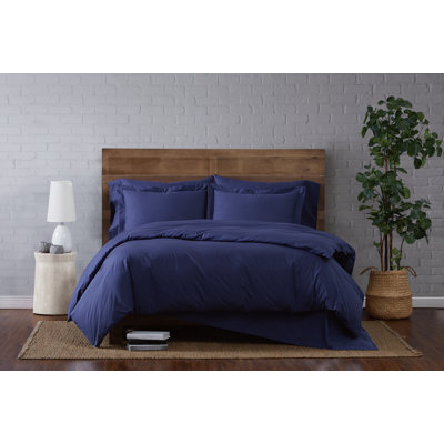 Ensemble de housse de couette 100% coton percale Jededian